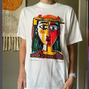 White Picasso Tee Shirt